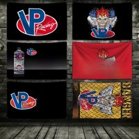 3x5 Ft VP Racing Fuels Flag Polyester Digital Printing Banner for Garage Wall Art Out Door Decoration With Brass Grommets