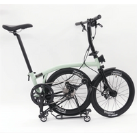 AliExpress MINT T9B-20D 20Inch Chameleon Folding Bike /9-speed Three Folding Bicycle / Phantom Disc Brake Bike/Leisure Travel Bike