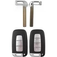 5/10pcs Car Key Blank Smart Remote Blade TOY48 Mechanical Key Emergency Keyless Insert Blade for Hyundai IX35 Sonata Santa Fe