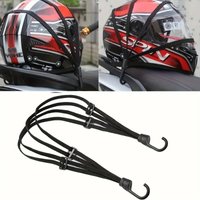 AliExpress NONE 1pc/2pcs four-in-one 4-in-1 Multifunctional High-Elasticity Strap with Hook for Motorcycle Electric Bicycle Helmet Rear Box Seat