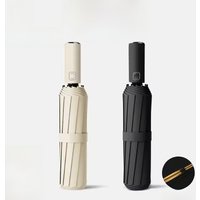 Xiaomi Mijia 24 Bone Solid Color Automatic Collapsible Umbrella Outdoor Large Format Sunshade UV Protection Automatic Umbrella