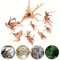 10-15/20-26CM Driftwood Cuckoo Roots Dead-wood Tree Trunk Landscape Creative Reptile Cylinder Fish Tank Ornament Aquarium Decor