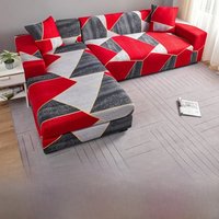 Geometric Sofa Covers for Living Room Elastic Corner Couch Cover L Shaped Chaise Longue Slipcovers Chair Protector 1/2/3/4 Seat