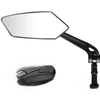 AliExpress riderace Bicycle Handlebar Reflector Rear View Mirror Mountain MTB Electrical Bike Scooter Wide-Range Cycling Adjustable Angles Mirrors