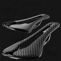 AliExpress RYET Carbon 3D Printed Bike Saddle Ultralight Road MTB Seat Parts Racing 7x9mm 115g/155g Seating Cushion Cycling Bicycle Parts