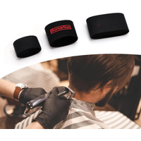 l3Pcs/set Professional Non Slip Barber Clipper Bands Heat Resistance Barber Sleeve For Hair Clipper Electric Trimmer Sleeve Tool