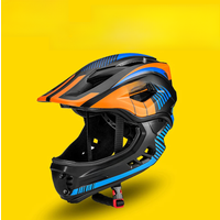 AliExpress ROCKBROS Child Cycling Helmet Impact Resistant Cross Helmet Detachable Full Face Helmet Safety Protection Bicycle Scooter Helmet