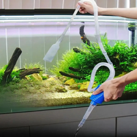 AliExpress NONE Siphon Pump With Filter Nozzle Fish Tank Water Changer Air Pump Cleaning Accessorie Handheld Aquarium Gravel Cleaner Vacuum 1.5m