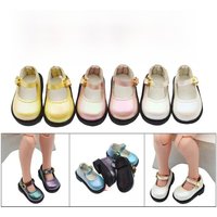 3.2cm Shinny Leather Shoes For 1/6 Blythes Azone Doll Toy,1/8 BJD Doll OB27 OB22 OB24 Princess Shoes Clothes Accessories