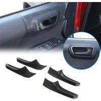 For Toyota Tacoma 2016-2022 ABS Matte Black Car Inner Door Handle Decorative Trim Cover Car Accessories