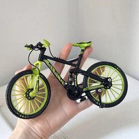 AliExpress YJLETOY 1:10 Mini Alloy Bicycle Diecast Model Finger Mountain Miniature Metal Bike Racing Toy Simulation Collection Toys for boys