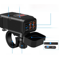 AliExpress Other 12V Fast Charging Motorcycle USB Chargers 3.0 Power Adapter Digital Bike Moto Motor Motorbike Accessories Electronics Universal