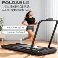 Folding Treadmill for Home Use 1-10KM/H Speed Max Load 100kg Quiet Running Machine for Home Gym Walking Jogg Exercise Equipment