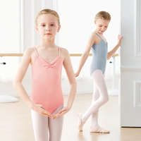 Ballet Leotards for Girl Kids Dance Camisole Gymnastics Leotard Summer Swimwear V Back Ballet Costumes