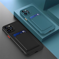 Luxury Soft Silicone Wallet Case Funda For iPhone 17 Air 16 15 14 13 12 Mini 11 Pro Max Plus Card Holder Back Cover Accessories