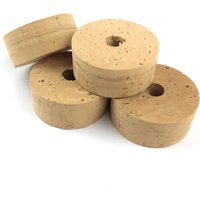NooNRoo AAA Grade Cork Ring ( 10pcs ) 1 1/4" x 1/2" x 1/4" with a Hole fishing rod Repair Components