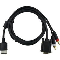 1.8m VGA Box Cable For SEGA For DreamCast DC VGA Cable RCA Sound Adapter HD Box Cable Video Games Console PAL NTSC