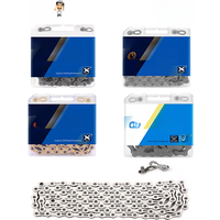 AliExpress KMC Bike Chain X8 Z8.3 MTB Bicycle Chains 8 Speed Road MTB Bike Crankset 8V for Shimano SRAM Bikes Part Original Chain