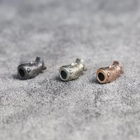 Koinobori Brass Knife Beads Carp Koi Fish EDC Outdoor DIY Paracord Woven Lanyard Pendants Umbrella Rope Bracelets Accessories