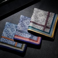 Cotton Handkerchiefs Men's Handkerchiefs Soft and Comfortable Versatile Usage Gift Kerchief Drop Shipping