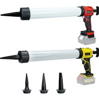 20 uncji/600 ml bezprzewodowy pistolet do uszczelniania Dewalt/Makita/Milwaukee 18/20 V akumulator 4 regulowane prędkości pistolet do kiełbasy (bez akumulatora)