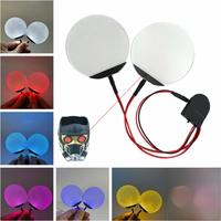 Round DIY Masks Flexible Bendable Eyes Kits for Helmet Cosplay Eye Modified Mask Accessories Can Cropped Halloween Gift