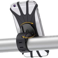 AliExpress NONE Bicycle Phone Holder Bike Motorcycle Electric Vehicle Navigation Silicone Phone Strap Shockproof Elastic Silicone Phone Holder