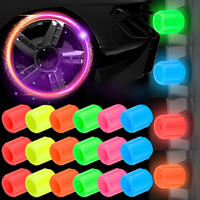 AliExpress 10-40PCS Car Luminous Tire Valve Cap Motorcycle Bike Wheel Nozzle Night Glowing Fluorescent Decor Tyre Valve Stem Luminous Caps