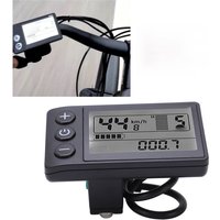 AliExpress Qiilu Waterproof Plug LCD Display Electric S866 LCD Display Meter 24V 36V 48V Control Panel with Waterproof Plug