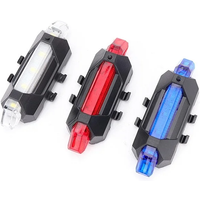 AliExpress NONE Rechargeable Bicycle Tail Lights Night Riding Safety Warning Lights Tail Lights LED Bicycle Lights Cycling Equipment