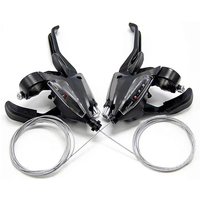 AliExpress JETTING 3x7 21 Speed Bicycle Shifter Levers Brake Cycling Disc Handle Brake Levers With Shift Cable Bike Accessories For Road Bike MTB