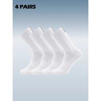 AliExpress NONE 4 pairs Cycling Socks Running Quick Dry Medium Cylinder Men and Women Sports Fitness in the Tube