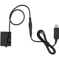 Andoer ACK-E10 5V USB Dummy Battery DC Coupler Adapter for Canon EOS Rebel T3/T5/T6/T7/T100/Kiss X50/Kiss X70/1100D/1200D/1300D