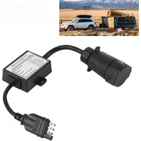 Trailer Connector Light Converter USA 4 Pin to EUR 7 Pin Adapter Stop/Brake Separating Trailer Plug Connector