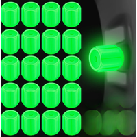 AliExpress NONE 4/8/16Pcs Car Luminous Tire Valve Cap Fluorescent Night Glowing Motorcycle Bike Wheel Nozzle Car Tyre Valve Stem Luminous Caps