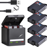 1680mAh for GoPro Hero 7 6 5 Black Battery Replacement Bateria + Charger for Go Pro Hero7 Hero6 hero5 camera Accessories Parts