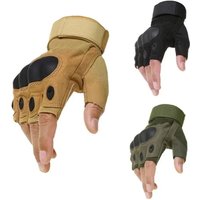 AliExpress NONE Half Finger Men Gloves Outdoor Military Tactical Gloves Sports Shooting Hunting Airsoft Motorcycle Cycling Gloves