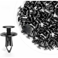 100Pcs 8mm Hole Plastic Rivet Car Bumper Clips Fender Push in Fastener Rivets Automotive Interior Accessories