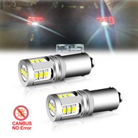 For Volkswagen VW Golf MK7 GTD GTI R TSI Backup Reverse Lights Bay9s H21W 64136 LED Bulbs