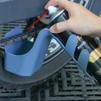 AliExpress NONE Box Chain Cleaning Oil Splash-Proof Tool Agent Widely Used Chain Oil Anti-spray Tool Motorcycle Bike Chain Oil Storage Tool