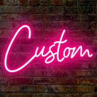 Custom Neon Light Signs, Personalized And Dimmable, Neon Signs for Wall Decoration, Artistic Letter Lights for Bedrooms, LED Neo