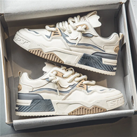 Men's Casual Sneakers Mesh Breathable Fashionable Lace Up Running Shoes 2024 Walking Daily Sneakers Jogging Training Footwear
