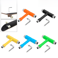 AliExpress NONE T Shape Skateboard Tools Skateboard Wrench Multifunction MTB Bike Electric Scooter Snowboard Wrench Adjusting Tool Accessories