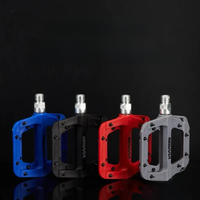 AliExpress BOLANY VIARON Bike Pedals Nylon Ultralight Double Bearings Pedals MTB Bike Accessories with 16 Nail Nylon Pedal