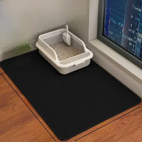 Large Size Eva Double Layer Waterproof Cat Litter Mat Pet Litter Box Mat Pet Toilet Cat Mat Nonslip Sand Cat Litter Mat