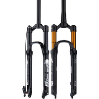 AliExpress BOLANY Bolany MTB fork magnesium alloy air pressure suspension 26 27.5 29 inch shoulder/wire control straight/conical tube lock fork