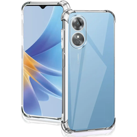 For OPPO A17 A17K Case Silicone Soft Shockproof Transparent Cover For OPPO A17 Clear Phone Case For OPPO A17K A 17 K Funda Coque