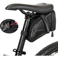 AliExpress NONE Bike Saddle Bag 1L Waterproof Storage Black Tail Rear Reflective Pack Accessory Kit Tool MTB Road Bicycle Multifunctional Bag