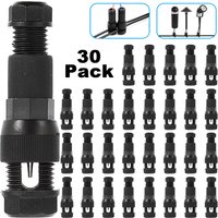 YXY 30 Pack Waterproof Connector Twisted Low-voltage Wire Connector DC12/24V Landscape Lighting Easy Puncture Branch Connector