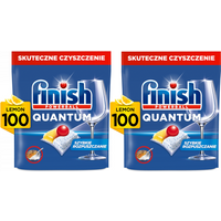 2x Kapsułki do zmywarki FINISH 100szt Quantum All in One Lemon